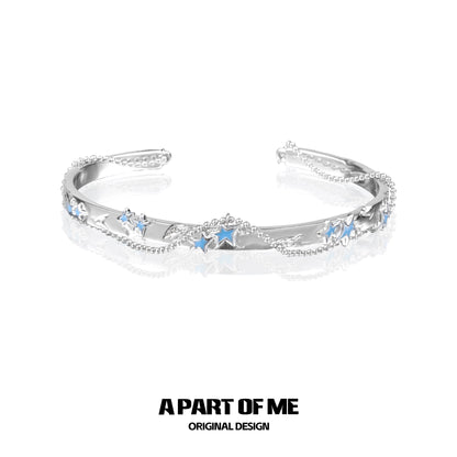 Blue Galaxy Stars Bracelet