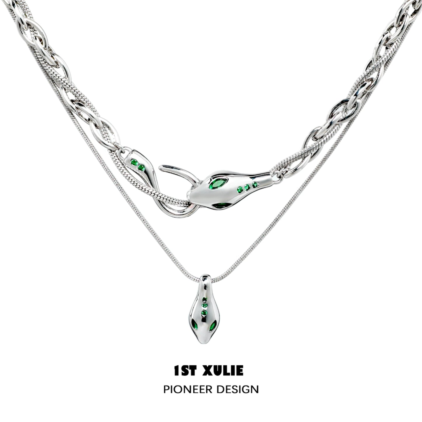 Slytherin Spirit Snake Gaze Necklace