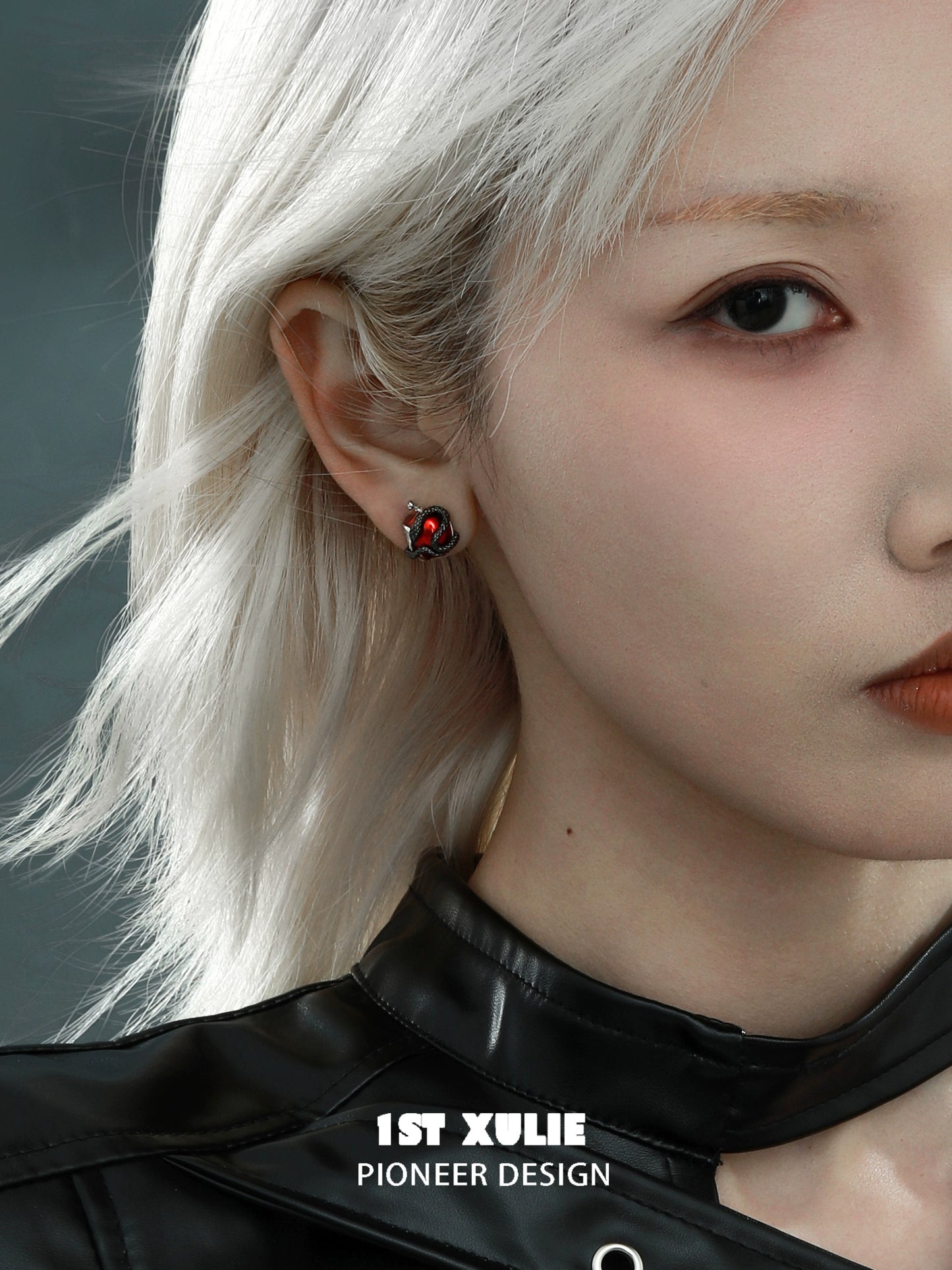 Wicked Apple & Snake Ear Studs