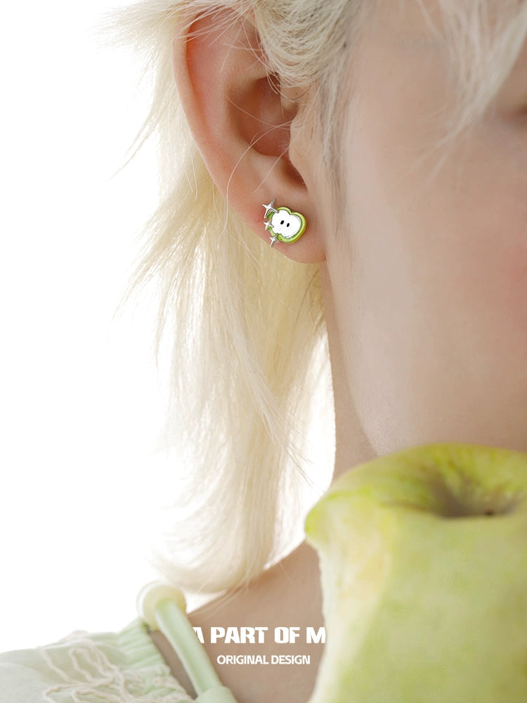 Sweet Apple Elf Earrings