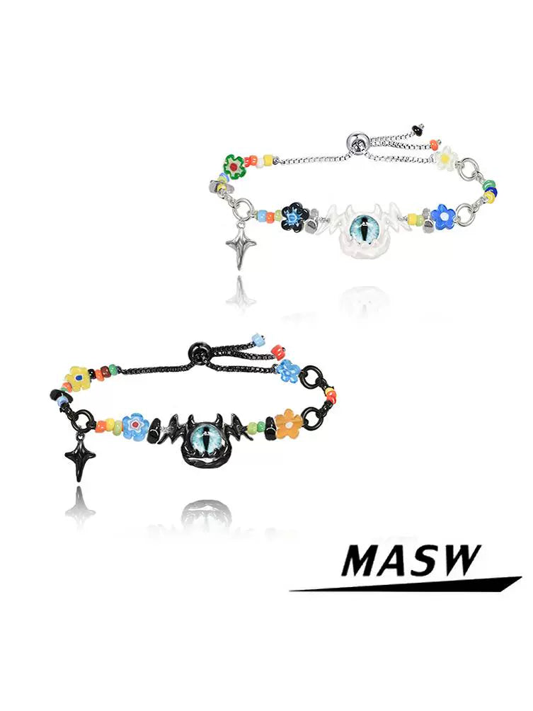 Color Beaded Devil Bracelet