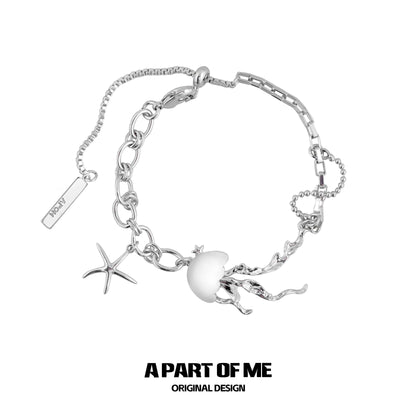 Roaming Jellyfish Charm Bracelet