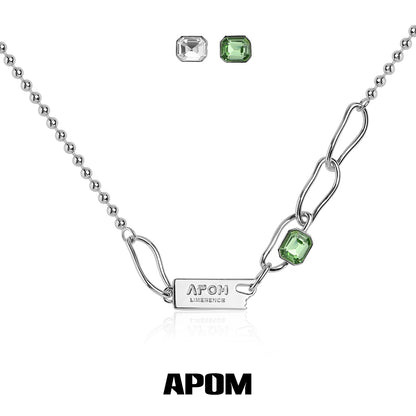 Rebel Gemstone Chain Necklace