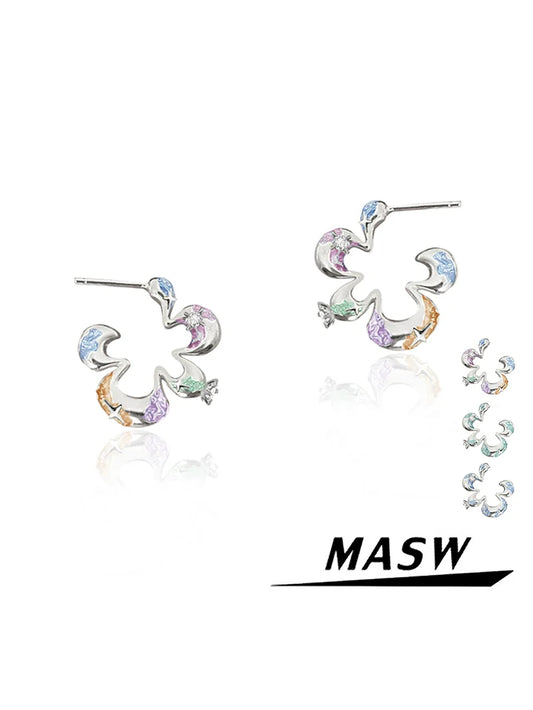 Magic Garden Colorful Earrings