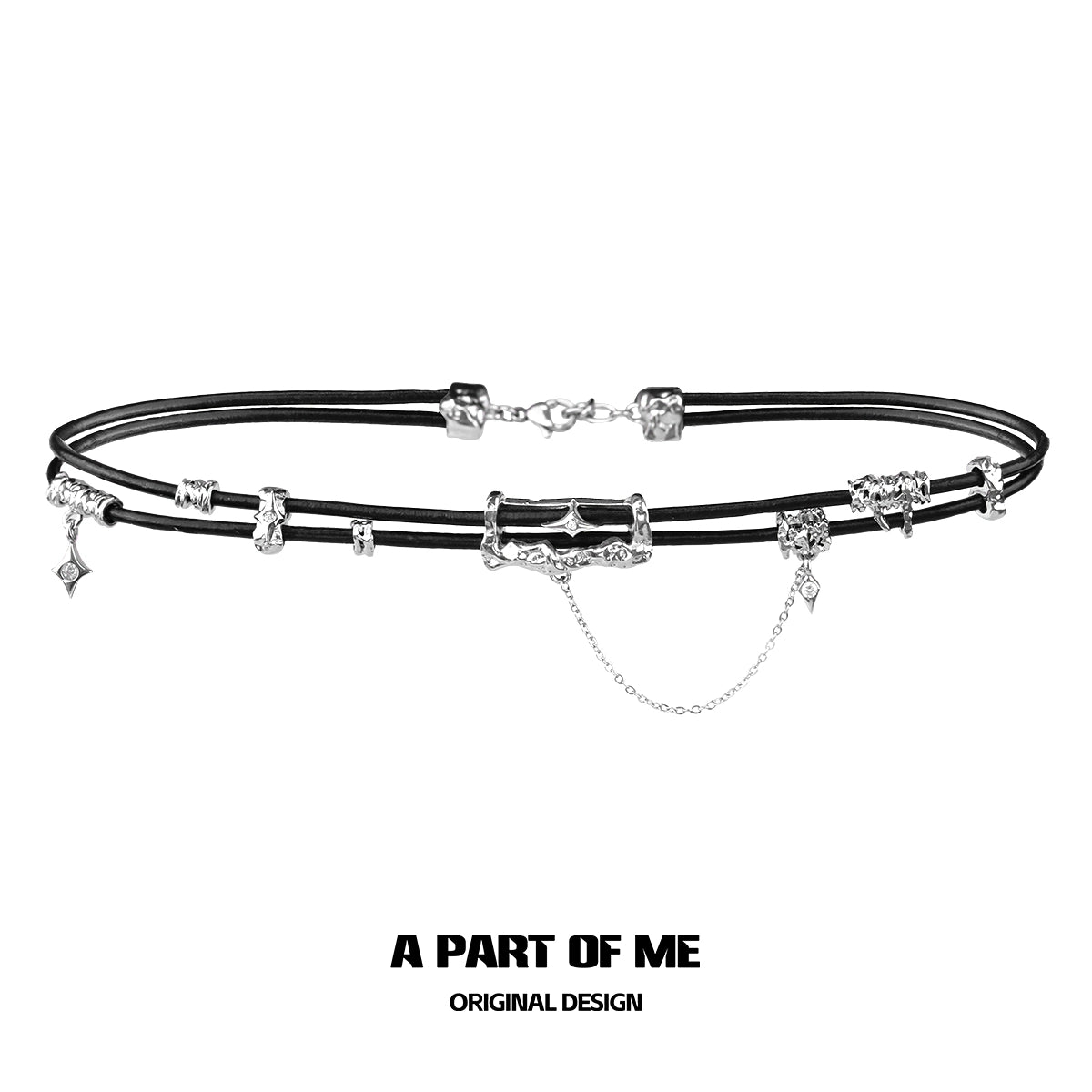 Dark Matter Cool Leather Necklace