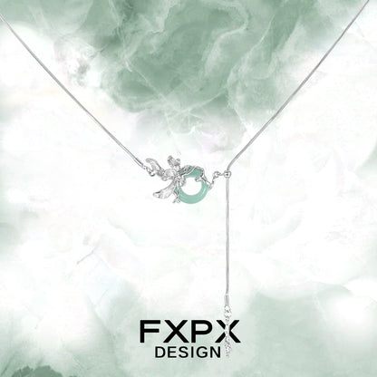 Iris Safety Buckle Necklace