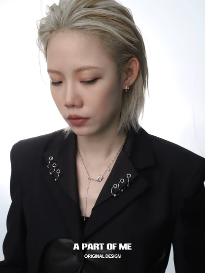 Diamond Horseshoe Collarbone Chain