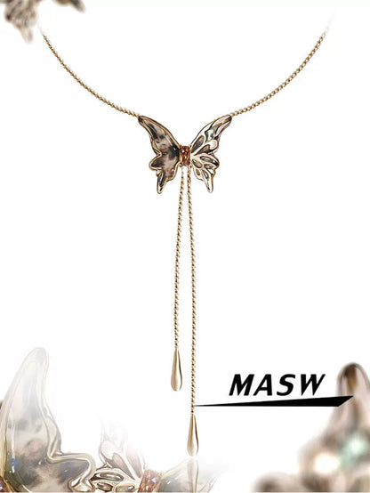 Leopard Butterfly Necklace