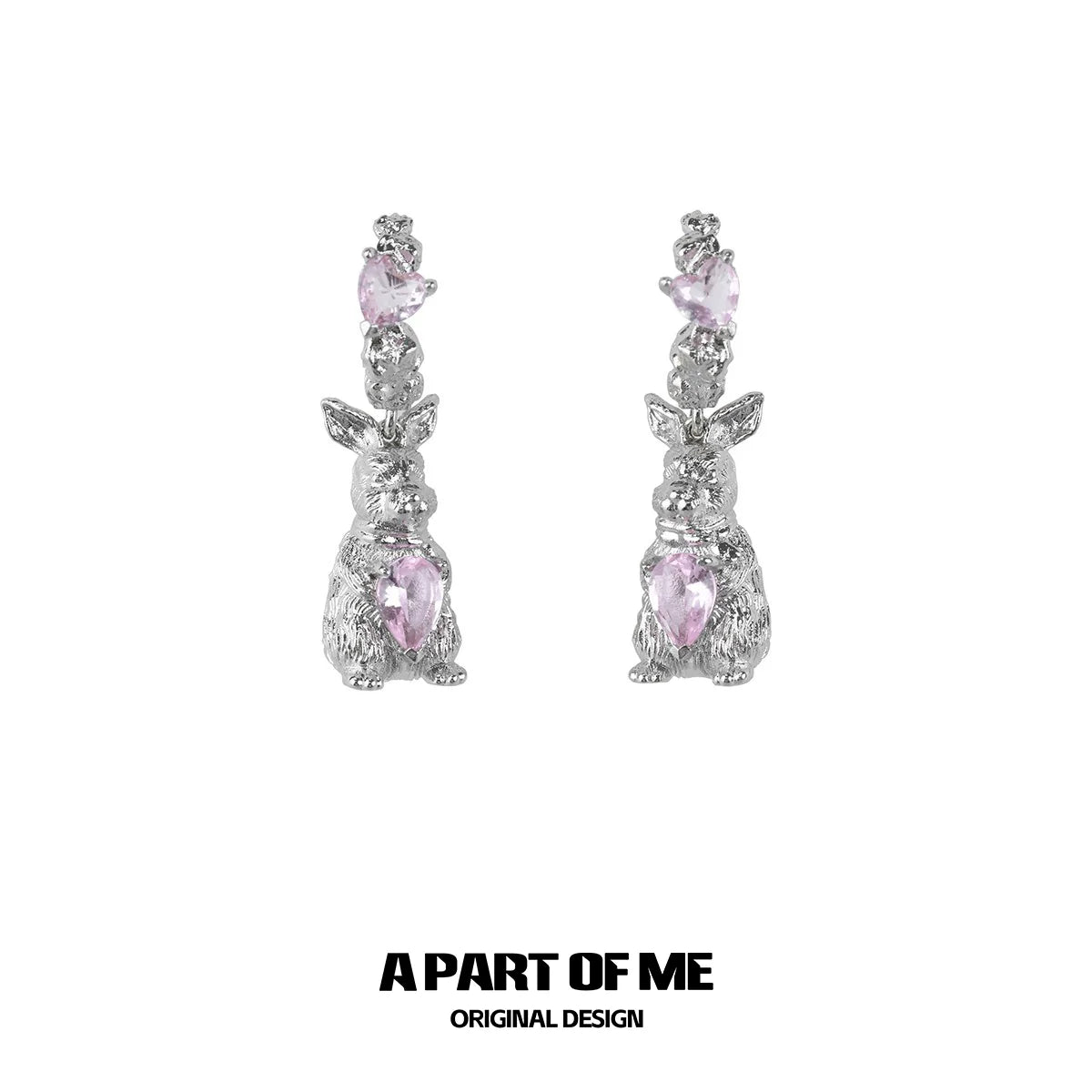 Super Rabbit Pendant Earrings