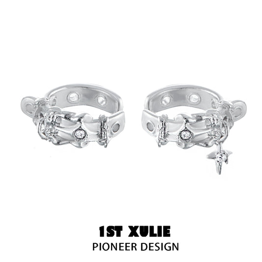 Y2K Frozen Breeze Ear Clips