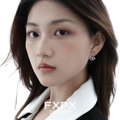 Y2K Eternal Heart Earrings