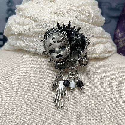 Rings-Ersan Tongsheng Original Art Stone Plastic Clay Clay Dark Niche Cold Wind Senior Opening Men's and Women's Rings