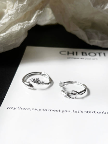 "Voice of Fish" Minimalism Ring