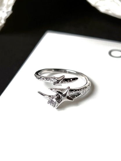 "Star Field" Starburst Ring