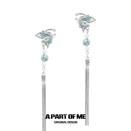 Dreamy Lake Fringe Ear Cuff