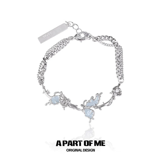 Magical Blue Butterfly Bracelet