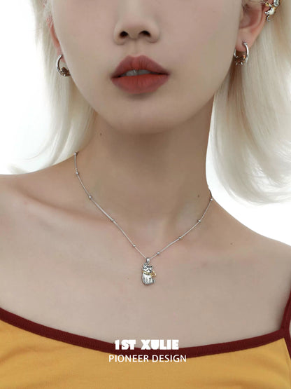 Lazy Cat Cute Necklace