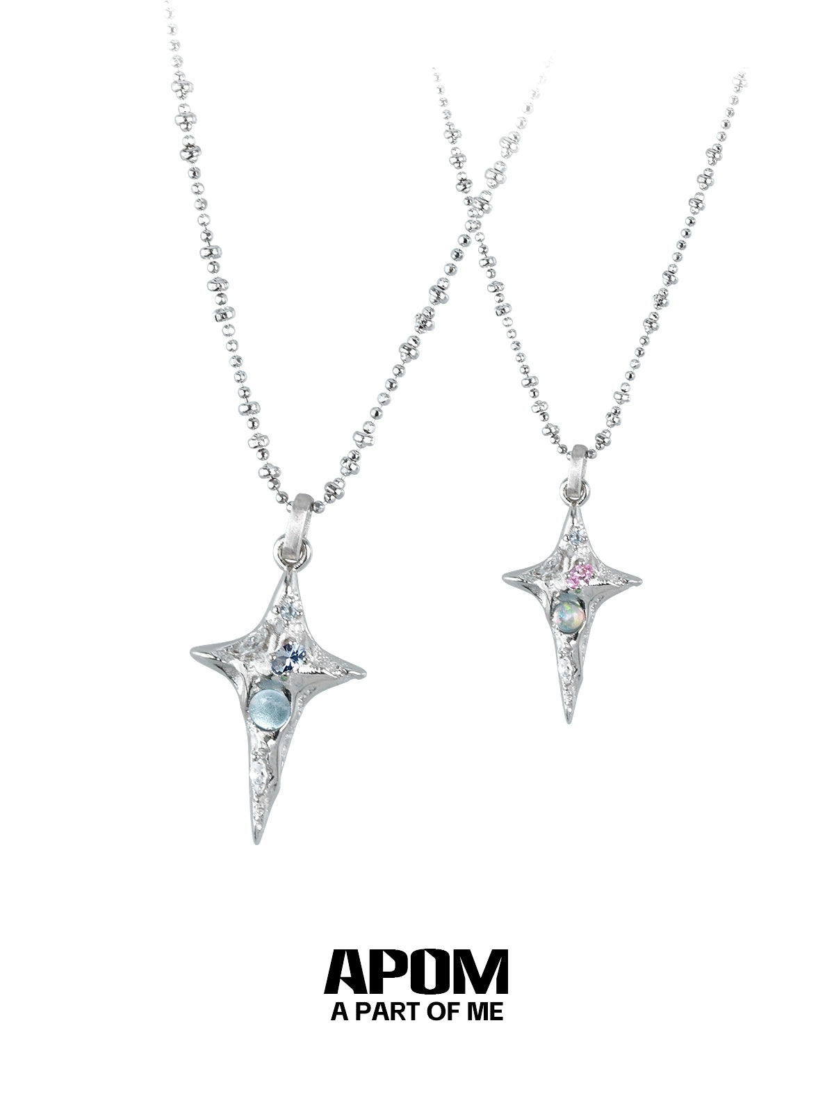 Star Diamond Silver Necklace