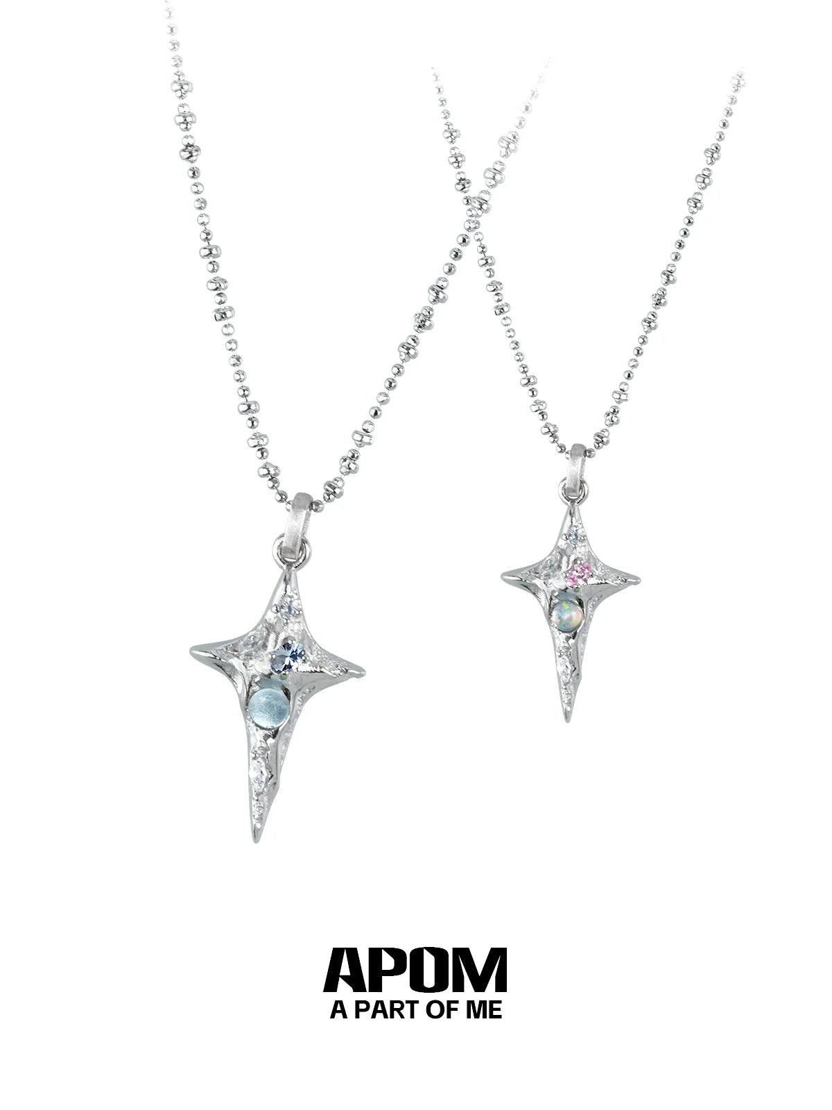 Star Diamond Silver Necklace