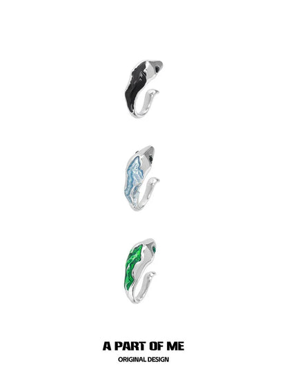 Slytherin Snake Colored Ear Cuff