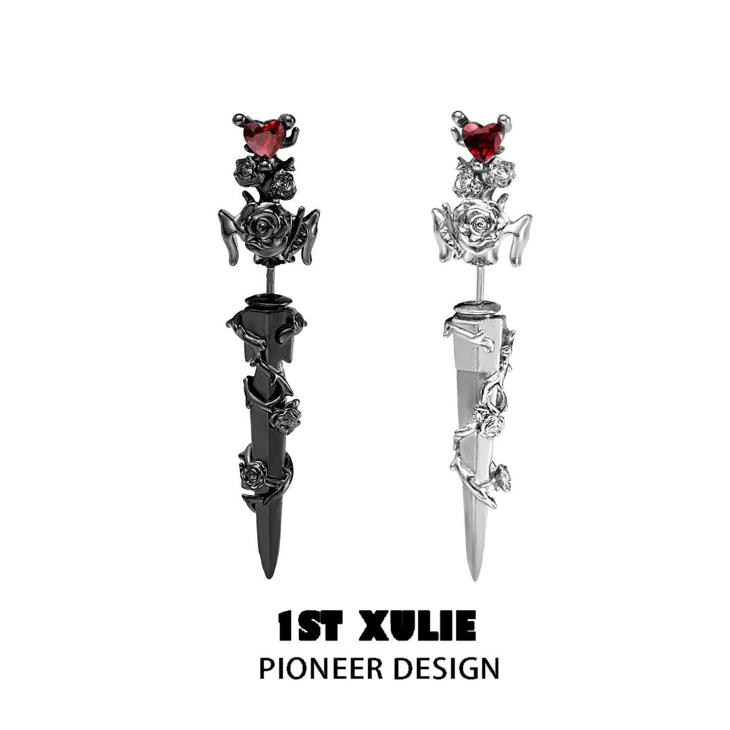 Cathedral Rose Piercing Earrings