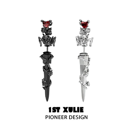 Cathedral Rose Piercing Earrings