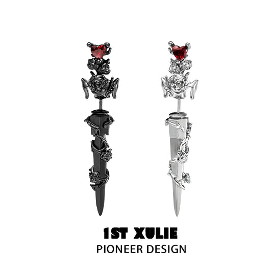 Cathedral Rose Piercing Earrings