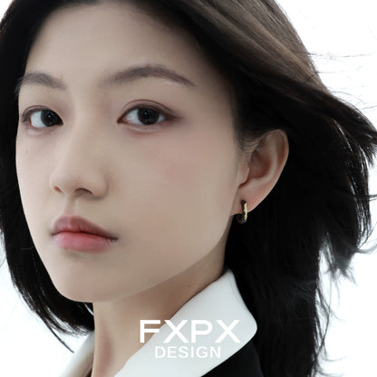 Y2K Midnight Ember Vintage Earrings