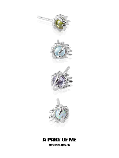 Elegant Mini Gemstone Studs