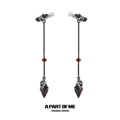 Feather Cage Ear Cuffs