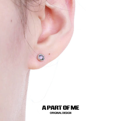 Charming Purple Planet Earrings