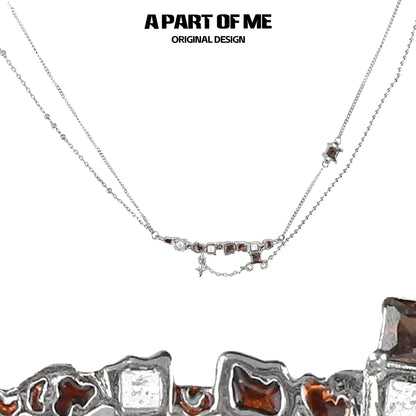 Coffee Ice Cube Necklace