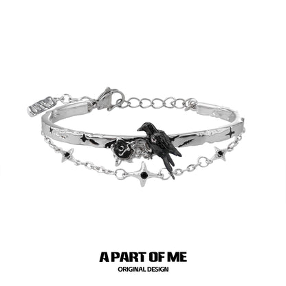 Raven Starlight Double Bracelet