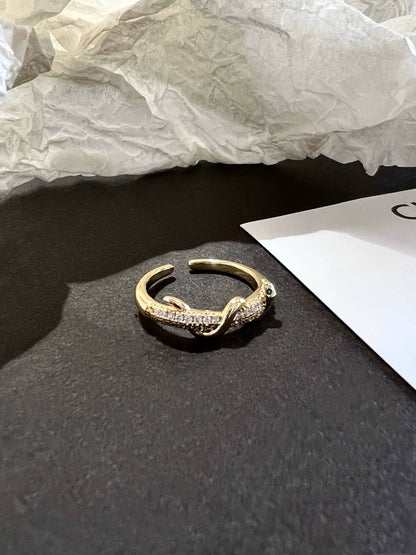 "Spirit Snake" Wrap Ring