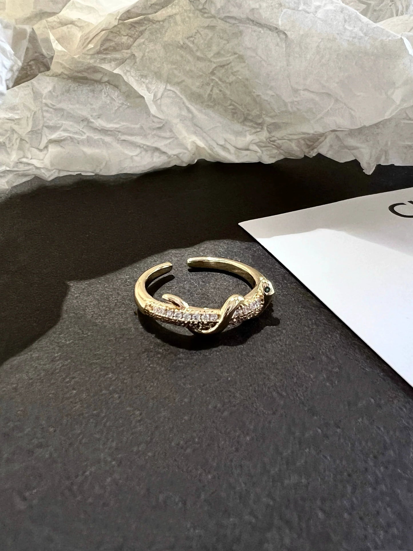 "Spirit Snake" Wrap Ring