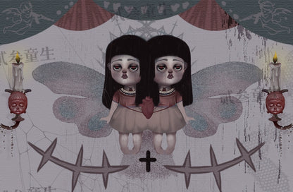 Earrings & Ear Cuffs-Ersan Tongsheng Original Heavy Industry Sweet Cool Niche Earrings Earclips Cute Niche Design Rock Punk Gift Recommendation