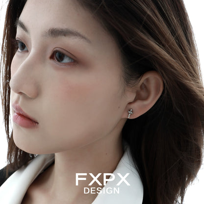 Y2K Vintage Punk Cross Earrings