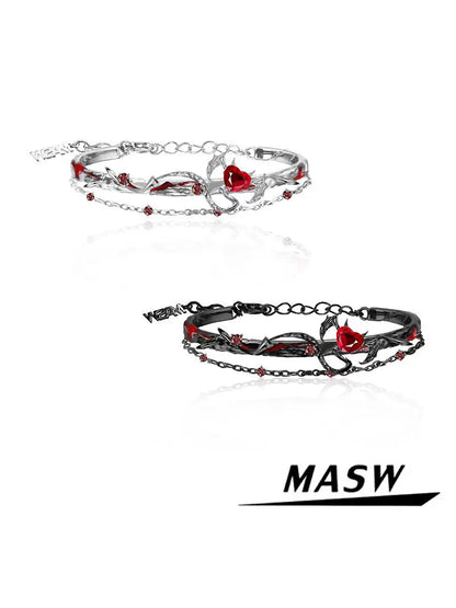 Demon Heart Zircon Bracelet