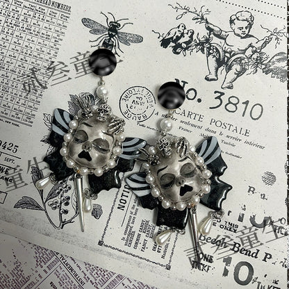 Earrings & Ear Cuffs-Two Three Children's Original Handmade Spice Girls Niche Design Sense Millennium Subculture Girls Earrings Earrings Design