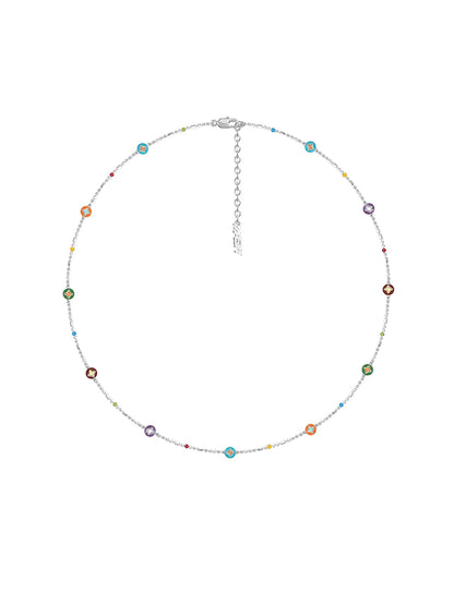 Dopamine Contrast Collar Necklace