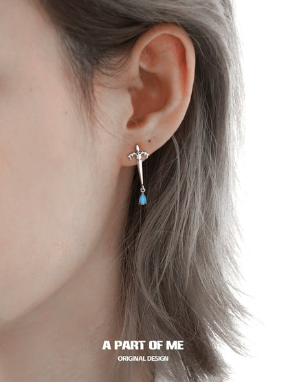 God’s Cry Silver Earrings
