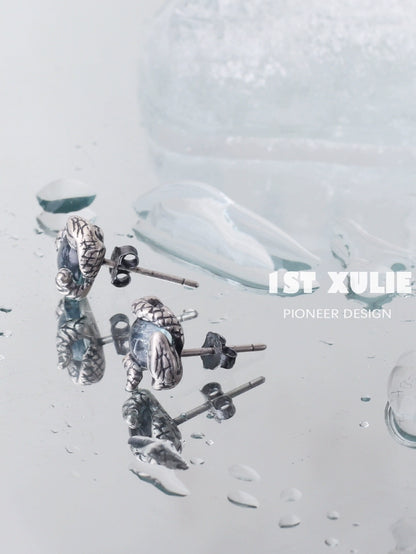 Slytherin Snake Cytal Cool Earrings