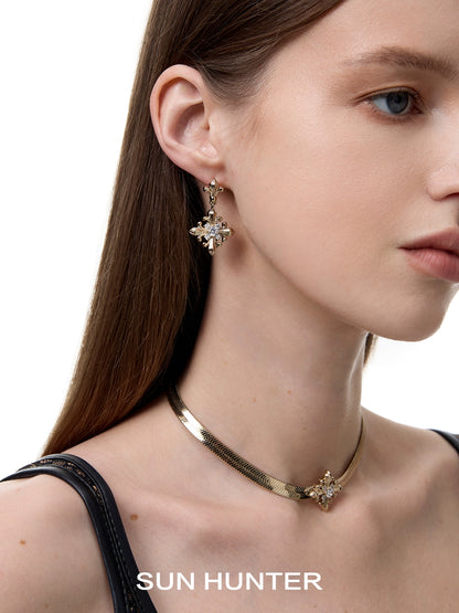 Iris Petal Maillard Earrings