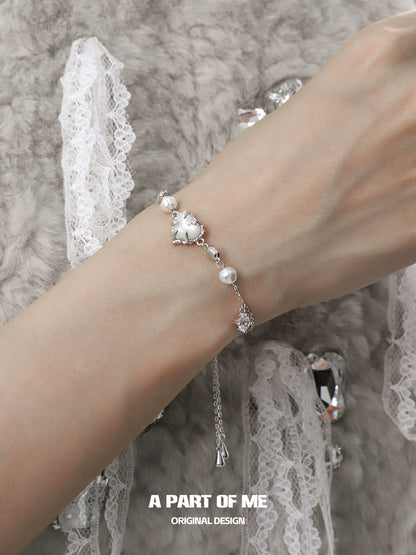 White Love Diamond Bracelet