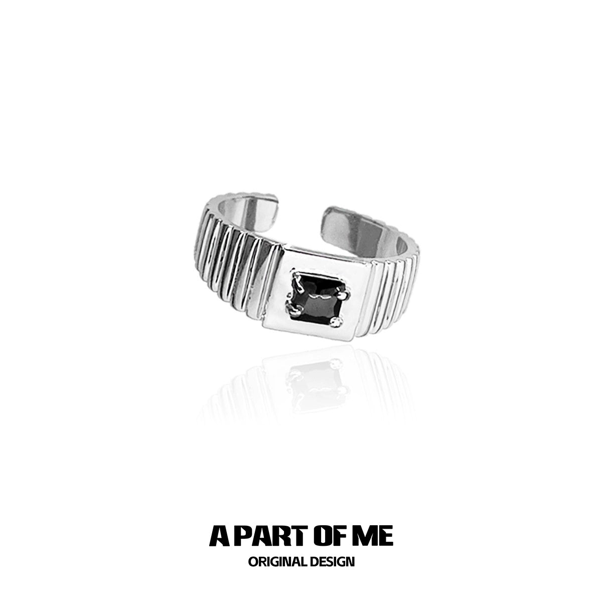 Bold Stone Hip-Hop Ring