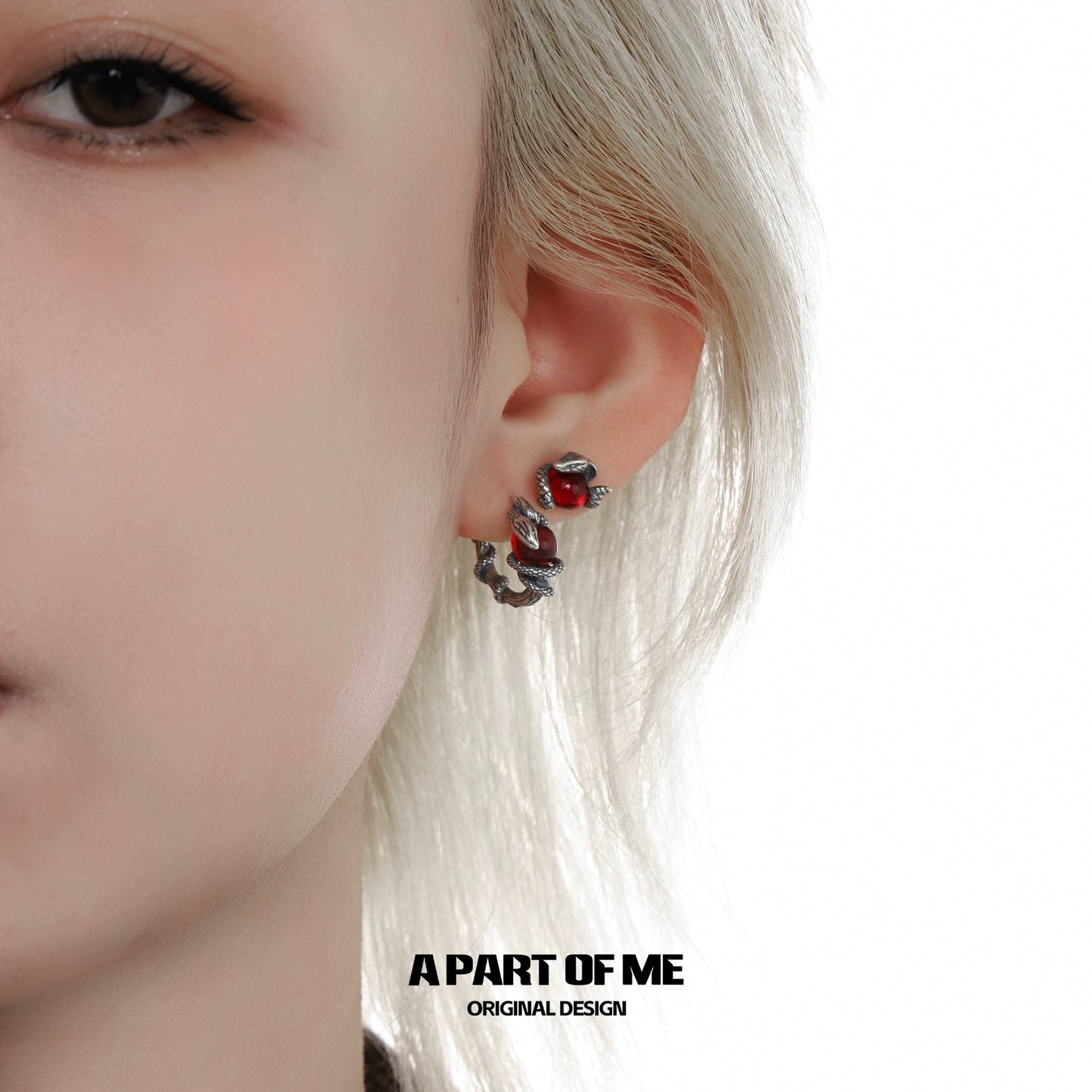 Slytherin Venom Snake Earrings