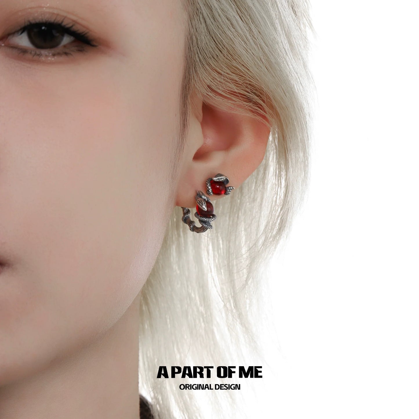 Slytherin Venom Snake Earrings