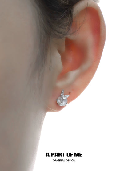 Frosted Butterfly Mini Earrings