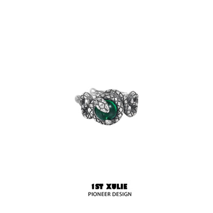 Slytherin Devil Snake Ear Clip