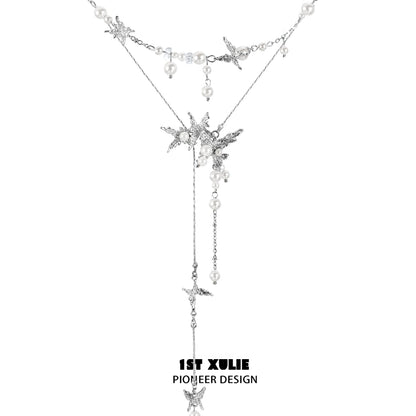 Dream Wings Pearl Necklace
